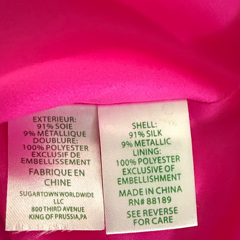 Lilly Pulitzer Pink Dress with Gold Accents - Picture 10 of 10